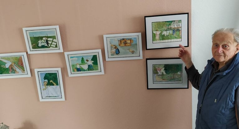 Spätberufener Künstler präsentiert seine Werke