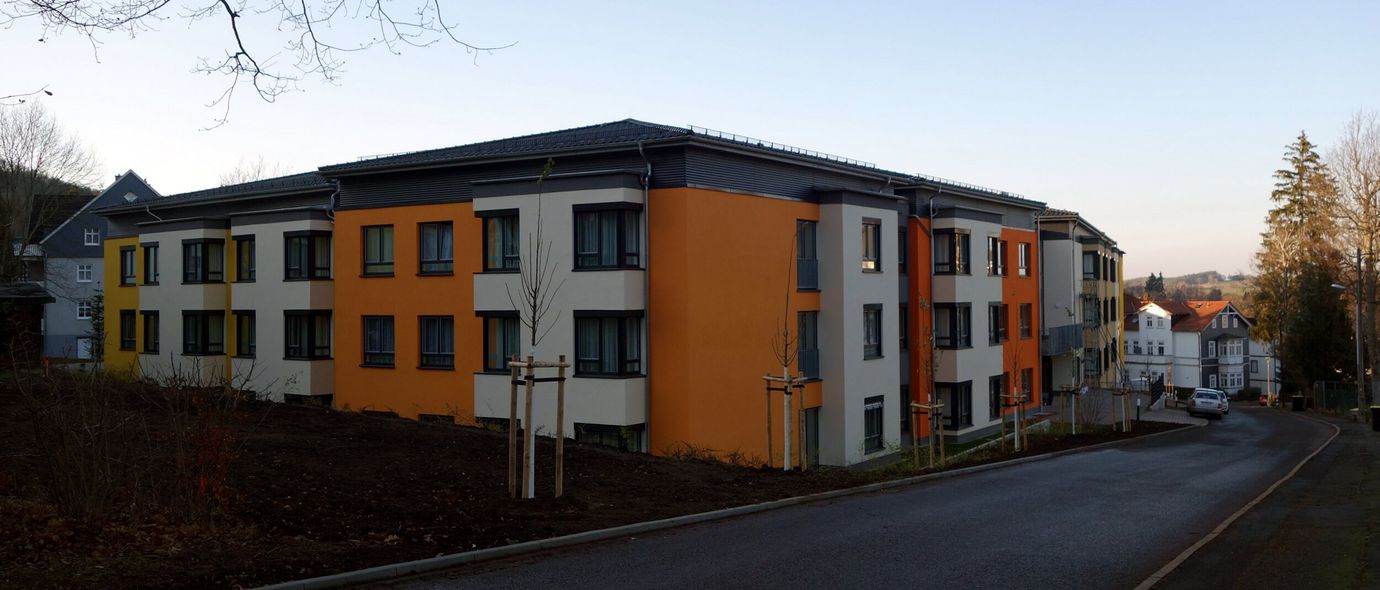 Außenaufnahme der Seniorenresidenz Rennsteigblick